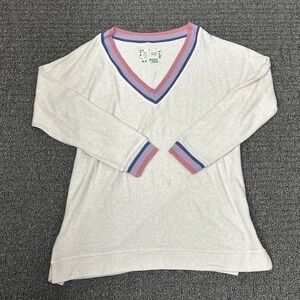 Anthropologie Saturday Sunday Oversize V Neck Tunic Sweater Dress Sz L Boho Soft